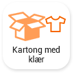 Kartong klær