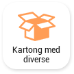Kartong med diverse
