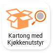 Kartong med Kjokkenutstyr